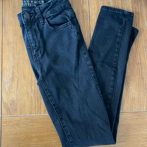 american eagle skinny jeans - 00 short